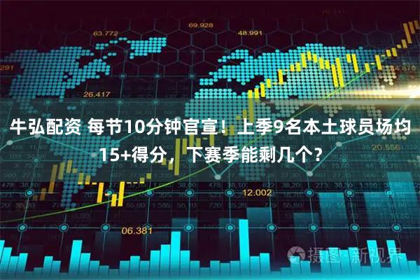 牛弘配资 每节10分钟官宣！上季9名本土球员场均15+得分，下赛季能剩几个？